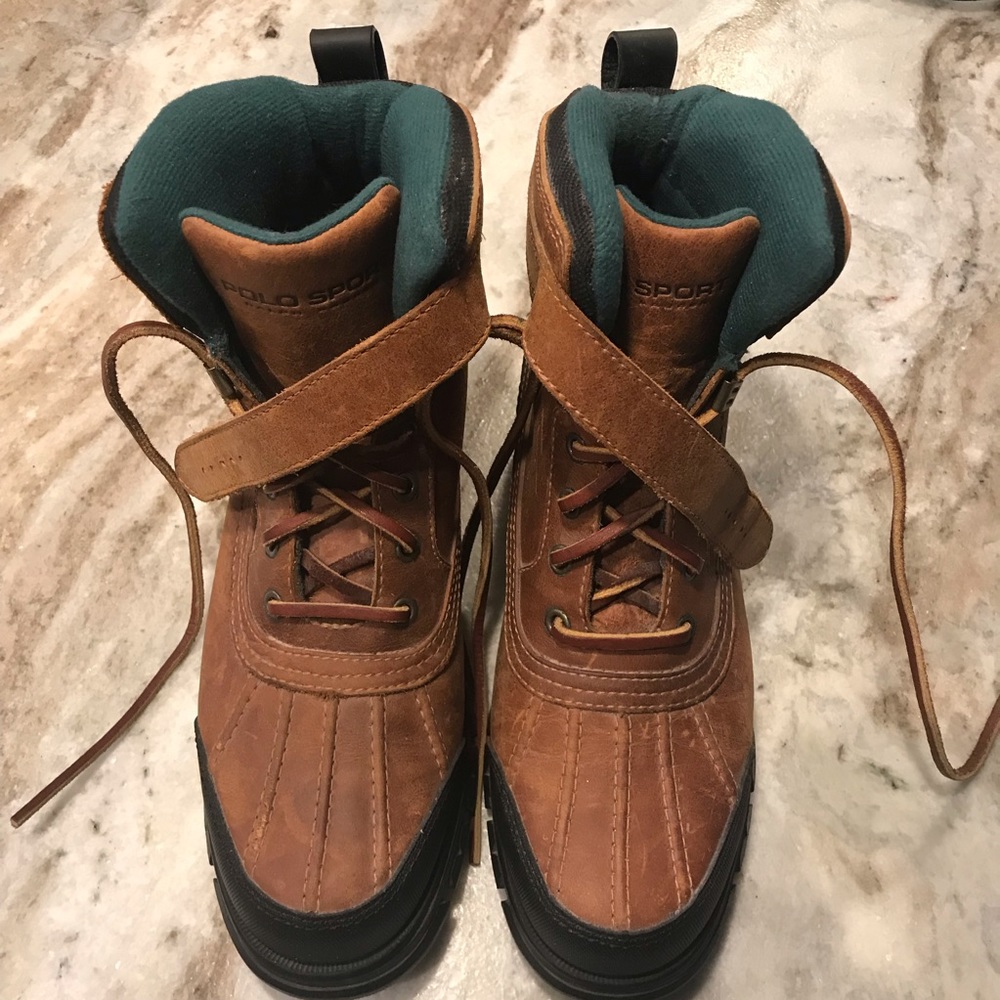 Polo Sport Ralph Lauren Buckle Hiking Boots 9-1/2M